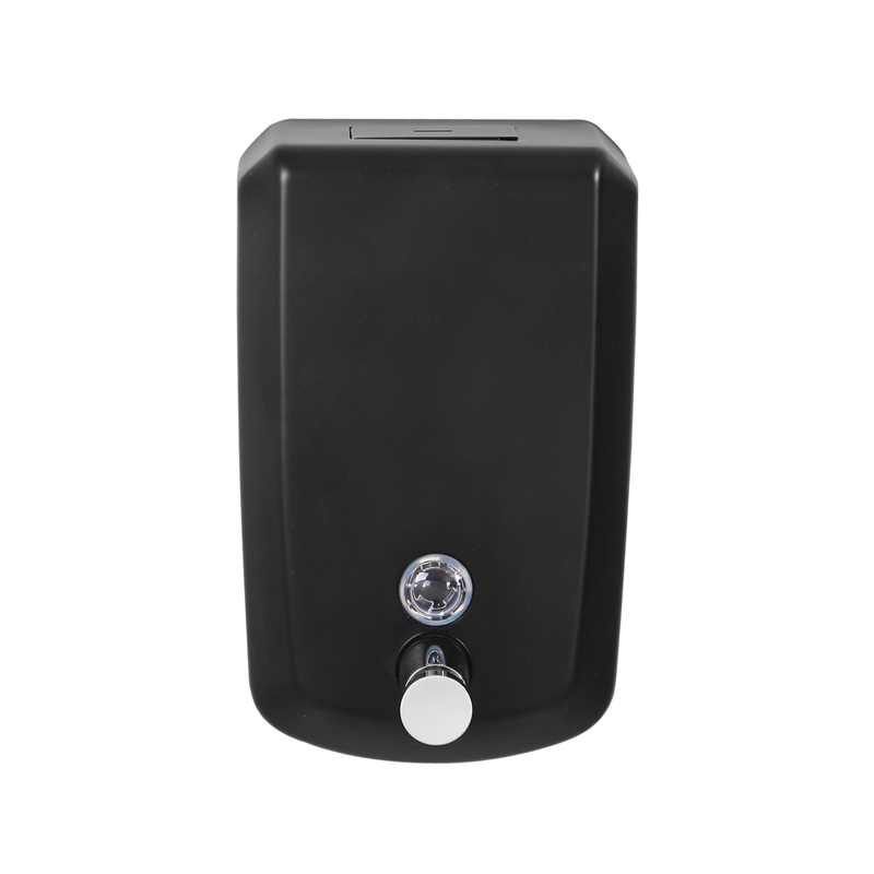 DISTRIBUTEUR A SAVON EN METAL NOIR