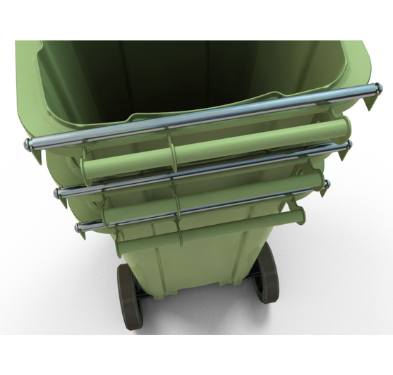 CONTENEUR POUBELLE D’EXTÉRIEUR 240 LITRES – Robustesse et Capacité importante