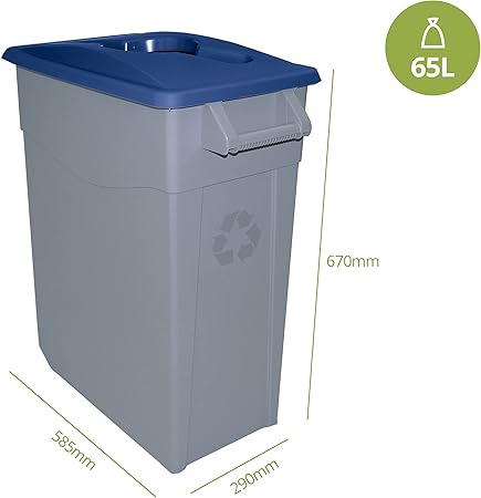 POUBELLE DE TRI SELECTIF 65L