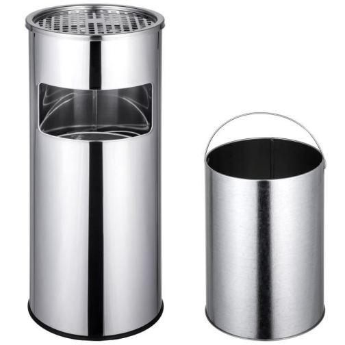 CENDRIER POUBELLE EN ACIER 12L