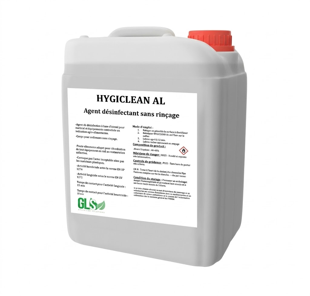 Désinfectant sans Rinçage pour l’Agro-Industrie – Hygiclean AL
