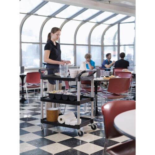 CHARIOT DE SERVICE AVEC ROULETTES – 90KG