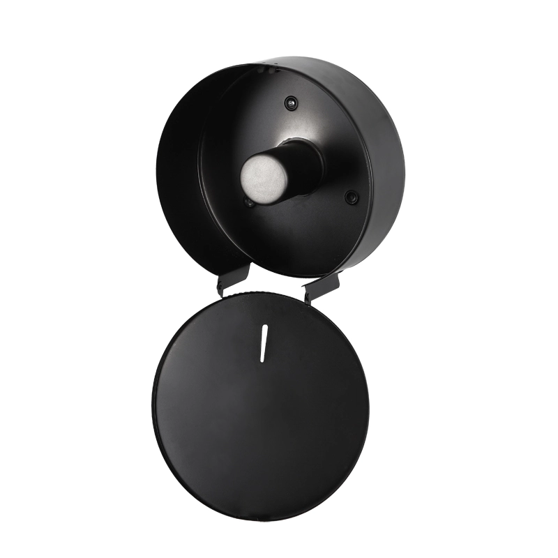 DISTRIBUTEUR DE PAPIER TOILETTE EN ACIER NOIR
