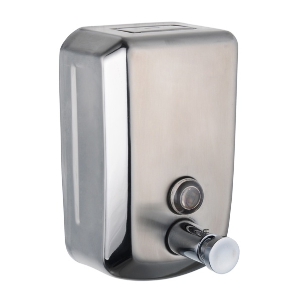 DISTRIBUTEUR DE SAVON EN ACIER INOXYDABLE – SATINE