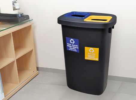 POUBELLE DE TRI SELECTIF 90 LITRES
