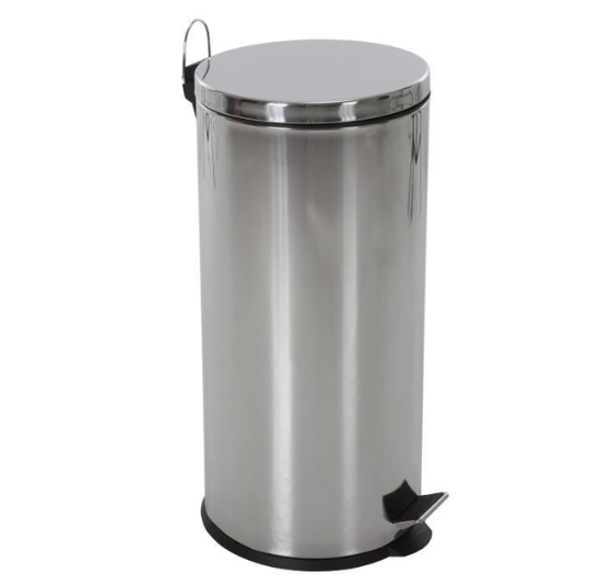 POUBELLE INOX À PÉDALE INOXYDABLE