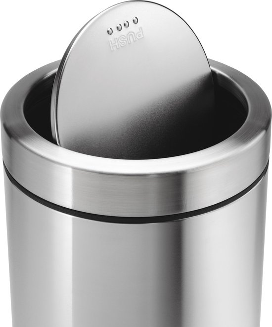 POUBELLE INOX À COUVERCLE BASCULANT 45L