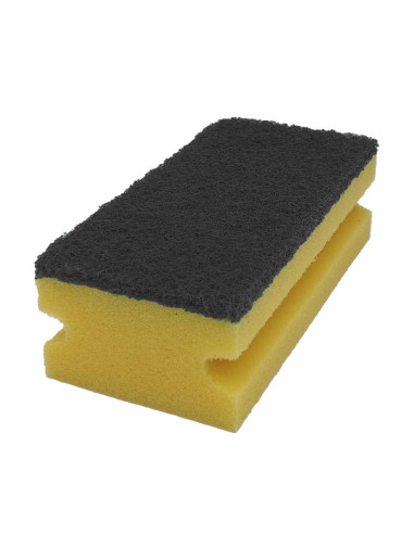 ÉPONGE DE NETTOYAGE INDUSTRIELLE EN FIBRE NOIRE