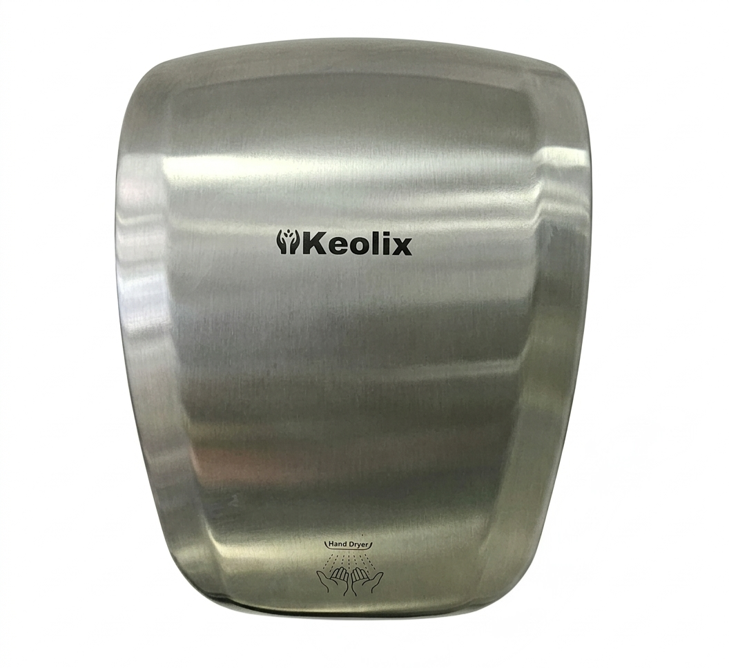 SÈCHE MAINS INOX BRILLANT