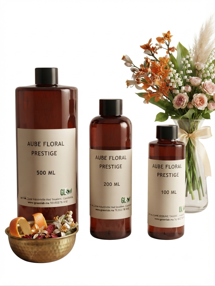 Parfum d'Ambiance & Recharge Aube Florale | Formats 100 ml, 200 ml et 500 ml