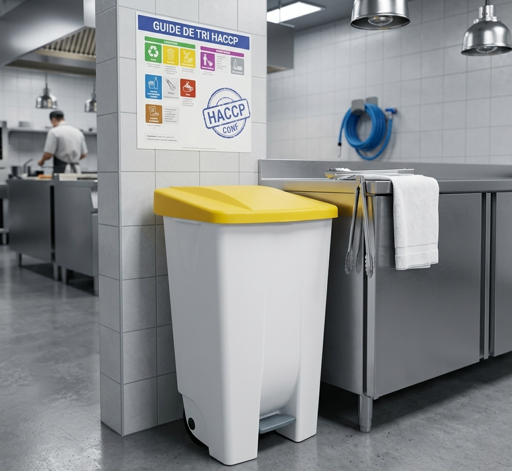 Poubelles à Pédale