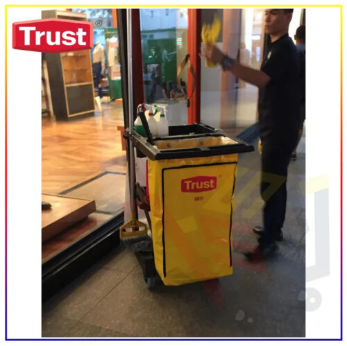 Chariot de nettoyage professionnel Trust Maroc