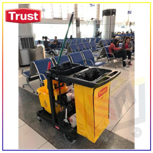 Chariot de nettoyage professionnel Trust Maroc