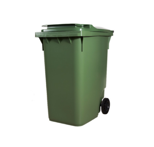 Collecteur d'ordures, conteneur de déchets, poubelle extérieure 360 litres