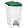 Poubelle à pédale tri sélectif 25L HACCP, disponible en plusieurs coloris, en plastique renforcé pour les hôpitaux, cliniques et industries agroalimentaires