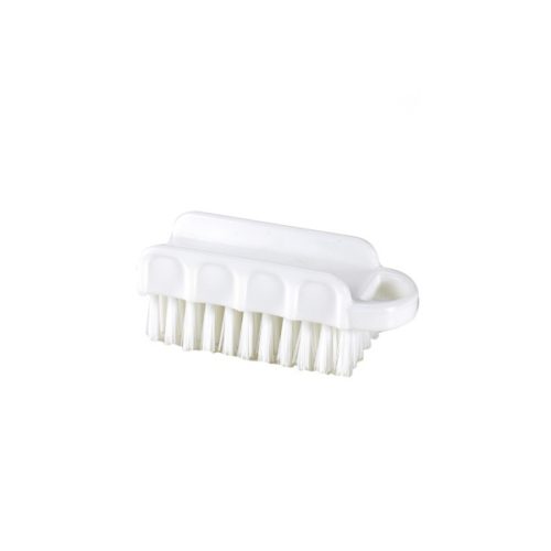 brosse à ongles blanche