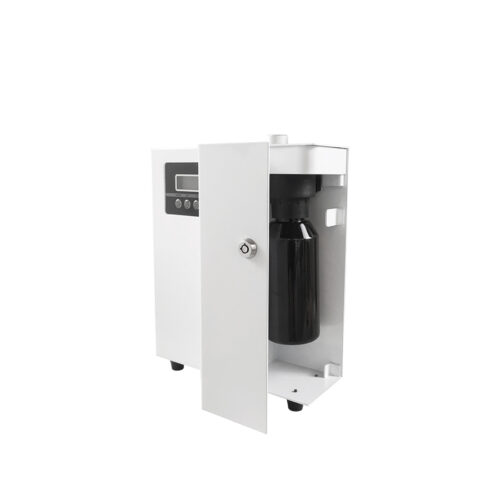 Diffuseur de parfum électrique d'huile en métal jusqu'à 100m², d’une technologie d’atomisation micronique avancée, écran LCD programmable et commande intelligente via application mobile
