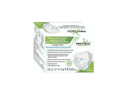 MASQUE DE PROTECTION RESPIRATOIRE FFP2 AVEC SOUPAPE EXPIRATOIRE