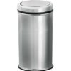 POUBELLE EN INOX COUVERCLE BASCULANT 45L