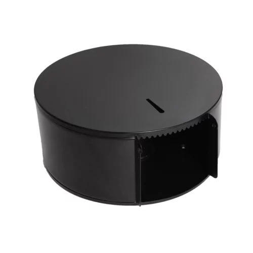 Distributeur de papiers toilette en Acier noir