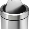 POUBELLE EN INOX COUVERCLE BASCULANT 45L